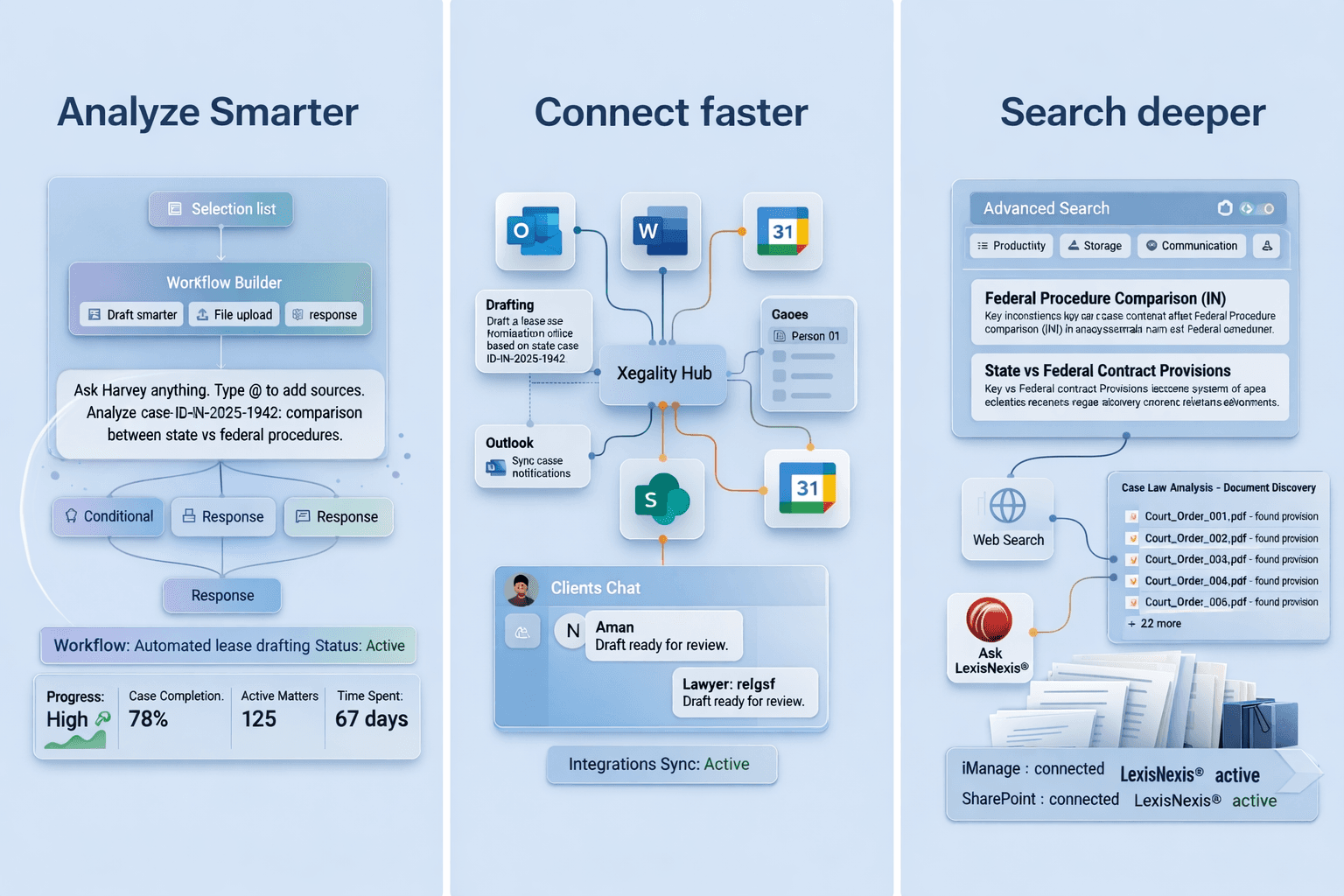 Legal workspace preview