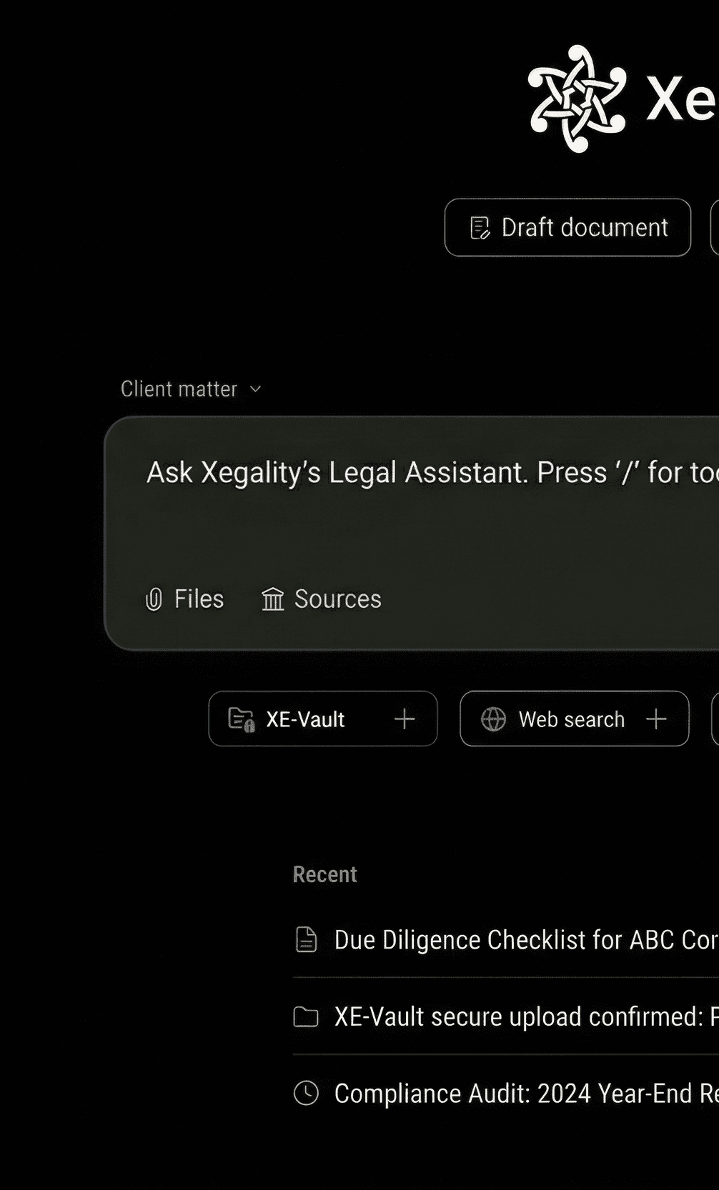 Legal Intelligence – Xegality