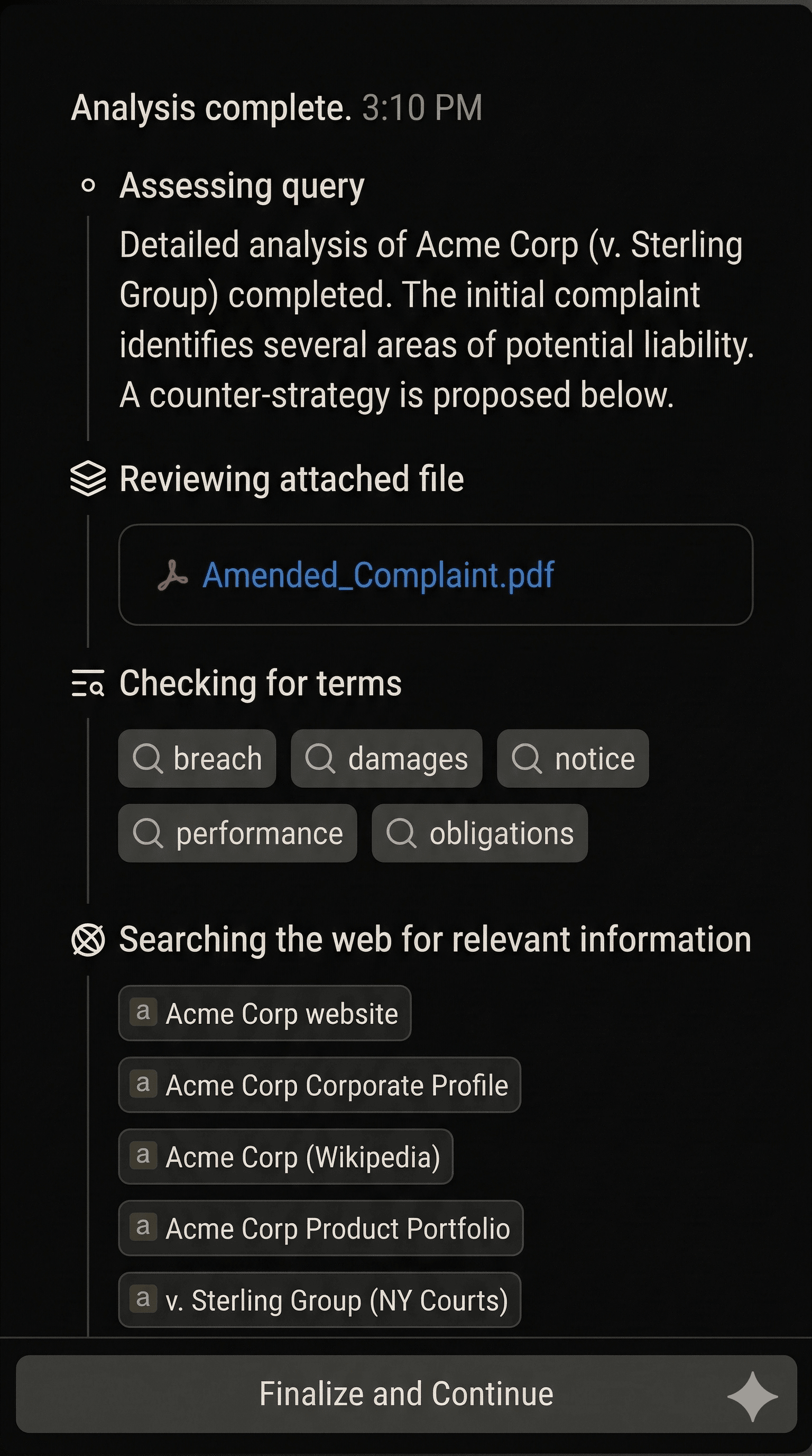 Legal Intelligence – Xegality